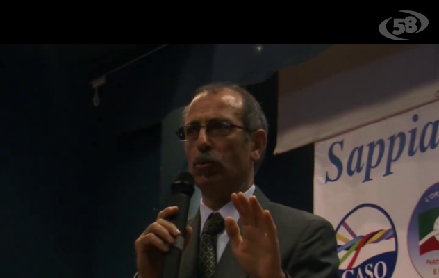 Ariano, bagno di folla per Caso: ''Vincere al primo turno''. Stoccate agli avversari/VIDEO