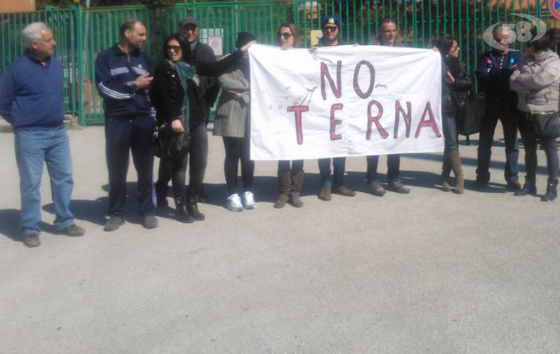 Flumeri in marcia contro l'impianto di Terna