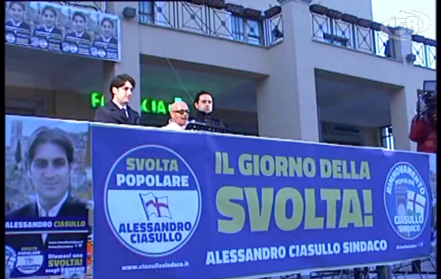 Ariano, Ciasullo in piazza: siamo gli unici a proporre il rinnovamento totale/VIDEO