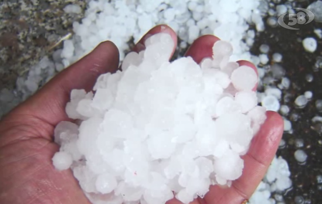 Bombe d'acqua e grandine, disagi a Zungoli e nell'arianese/VIDEO
