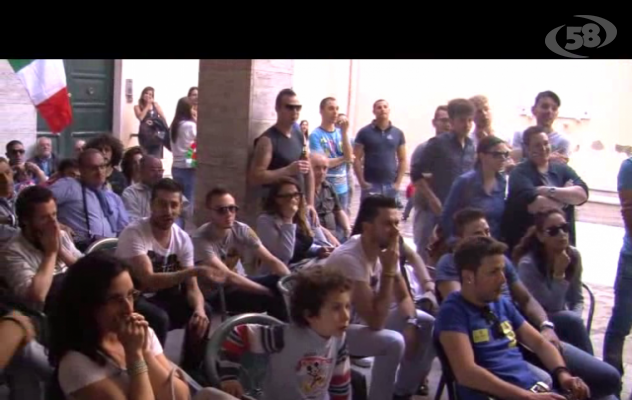 Italia ko. Tifosi del Tricolle delusi per la sconfitta/VIDEO