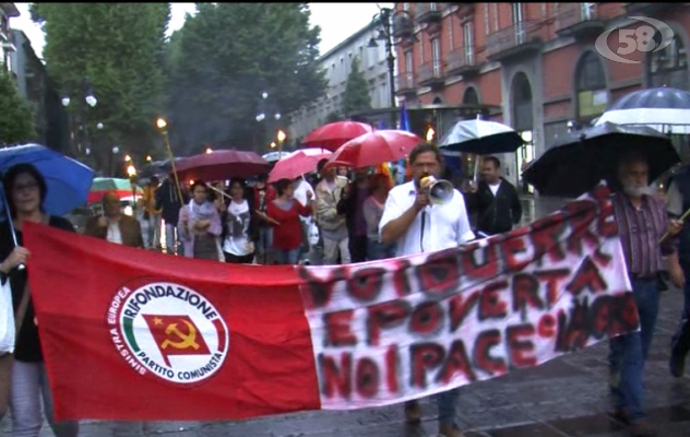 Guerra a Gaza, l'Irpinia marcia per la bace: stop al massacro/VIDEO