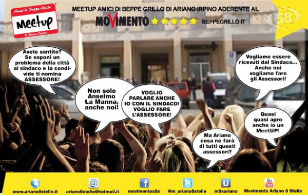 Ariano, gli attivisti del Meetup rispondono a Lo Conte...con vignetta