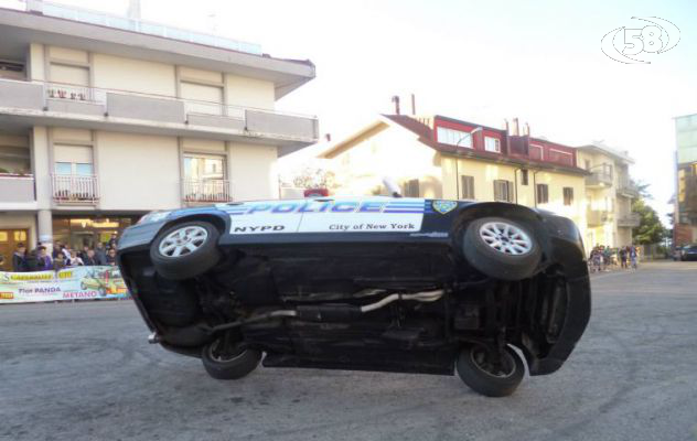 Ariano, incidenti e feriti/VIDEO: ma è solo una dimostrazione. Ecco la ''mobilità responsabile''