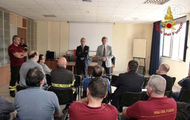 Vigili del Fuoco, Nanni in visita al comando provinciale di Avellino