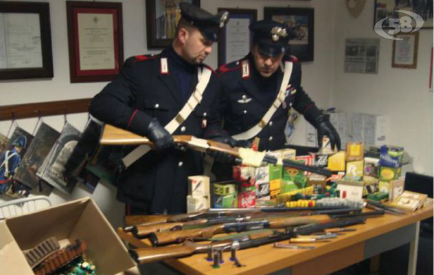 Ariano e dintorni, sequestrati fucili e munizioni: tre nei guai