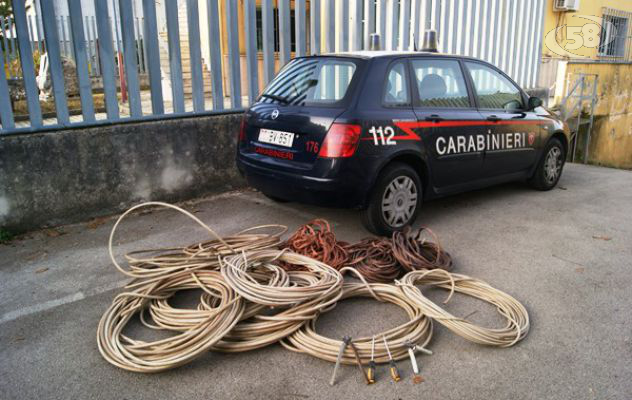 Furto di rame, arrestato pregiudicato romeno