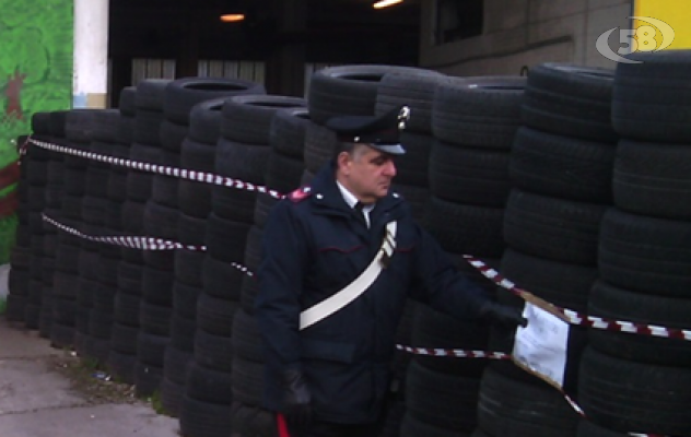 Gommista abusivo e con deposito rifiuti pericolosi: multa di 100mila euro