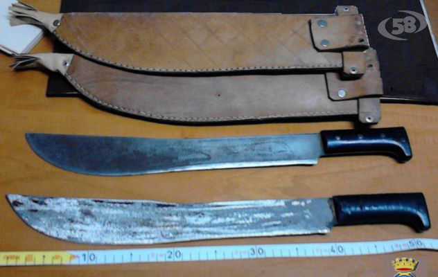 Bonito, pregiudicato trovato con Machete e baionette