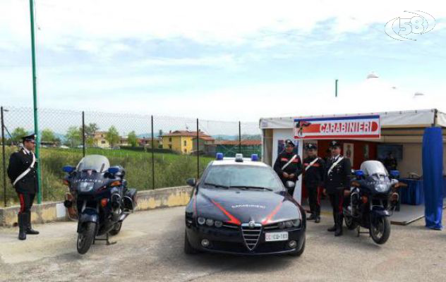 Stand dell'Arma alla Fiera di Venticano, tanti i visitatori