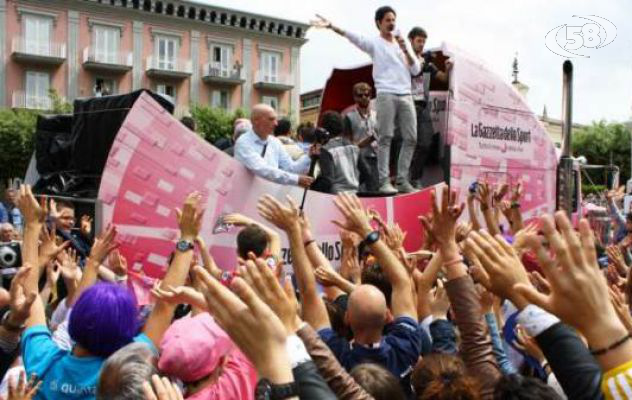 Atripalda, il Giro d'Italia incanta tutti. I ringraziamenti del sindaco