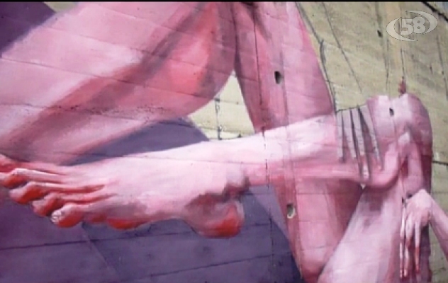 Ariano, un'opera d'arte nella storica zona dei Tranesi/VIDEO