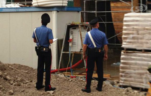 Cantiere poco sicuro, una denuncia e 4 mila euro di multa