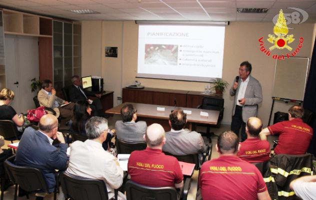 Gestione delle emergenze, il convegno al comando dei Vigili del Fuoco
