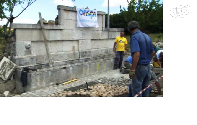 Scarnecchia, la fontana torna all'antico splendore grazie ai cittadini/VIDEO