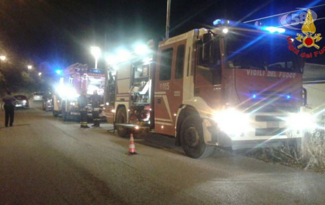 Savignano, studio tecnico in fiamme: incendio domato dai Vigili del Fuoco